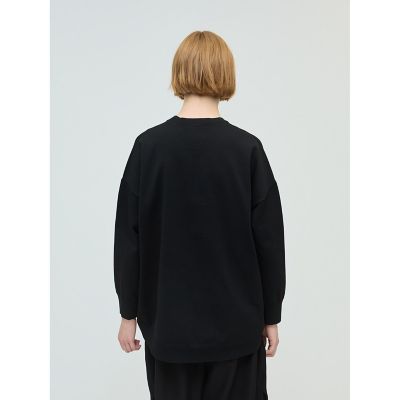 極美品✨ミズイロインド　ネックギャザープルオーバー　ブラック　黒　カットソー 極美品✨ミズイロインド ネックギャザープルオーバー ブラック