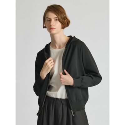 mizuiro ind フードジップニット | mizuiro ind (Women