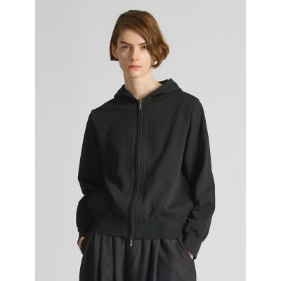 mizuiro ind フードジップニット | mizuiro ind (Women