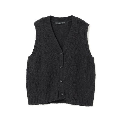 mizuiro ind スラブライクVネックベスト | mizuiro ind