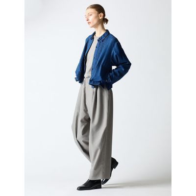 ミズイロインド シャツ デニム ピンタック ショートシャツ mizuiro ind レディース 国内正規品 : 3-230022 : etre!par  bleu comme bleu - 通販 - Yahoo!ショッピング