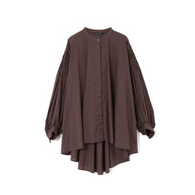 mizuiro ind ピンタックパフスリーブシャツ | mizuiro