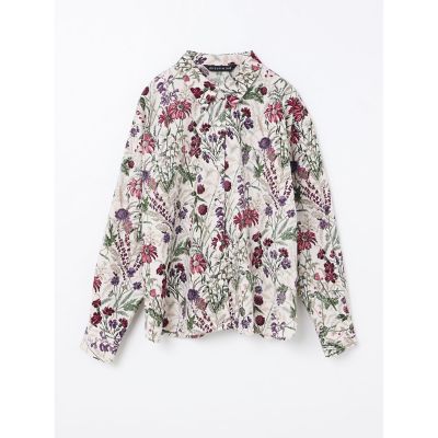mizuiro ind フラワープリントシャツ | mizuiro ind (Women