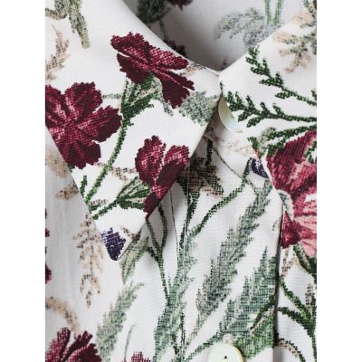 mizuiro ind フラワープリントシャツ | mizuiro ind (Women