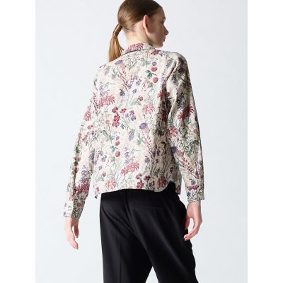 mizuiro ind フラワープリントシャツ | mizuiro ind (Women