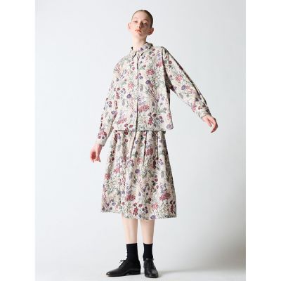 mizuiro ind フラワープリントシャツ | mizuiro ind (Women