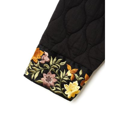 mizuiro ind キルティング刺繍テープジャケット