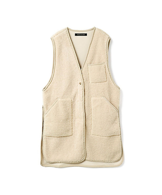 mizuiro ind ボアロングベスト | mizuiro ind (Women mizuiro ind ボアロングベスト | mizuiro ind (Women