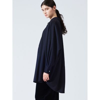 ｍｉｚｕｉｒｏ　ｉｎｄ　バックコクーンワイドシャツ