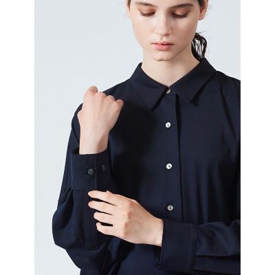 ｍｉｚｕｉｒｏ　ｉｎｄ　バックコクーンワイドシャツ