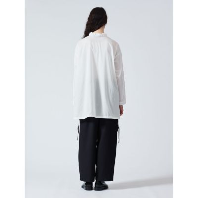 ｍｉｚｕｉｒｏ　ｉｎｄ　ギャザーネックシャツ