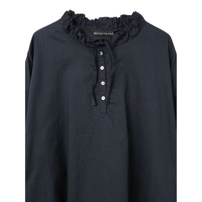 ｍｉｚｕｉｒｏ　ｉｎｄ　ギャザーネックシャツ