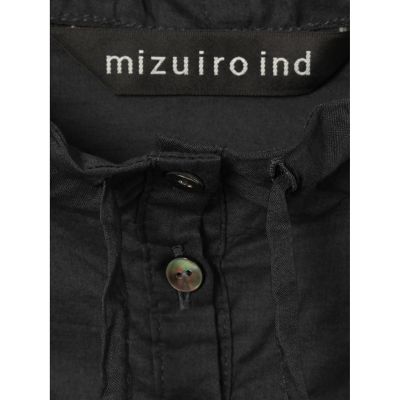ｍｉｚｕｉｒｏ　ｉｎｄ　ギャザーネックシャツ