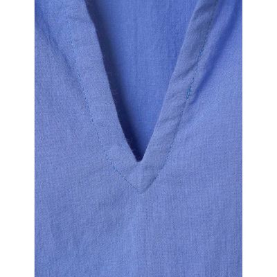 mizuiro ind スキッパープルオーバーシャツ | mizuiro
