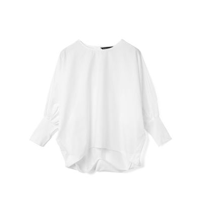 mizuiro ind クルーネックコクーンプルオーバー