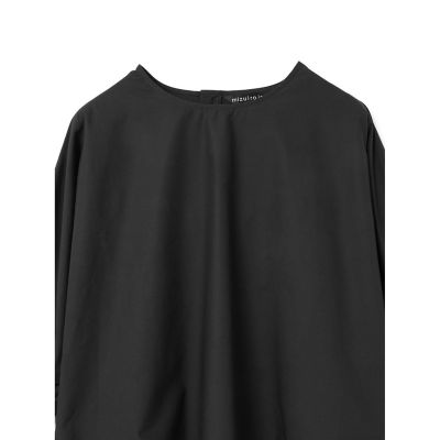 ミズイロインド 24AW クルーネック コクーンプルオーバー ブラック mizuiro ind クルーネックコクーンプルオーバー