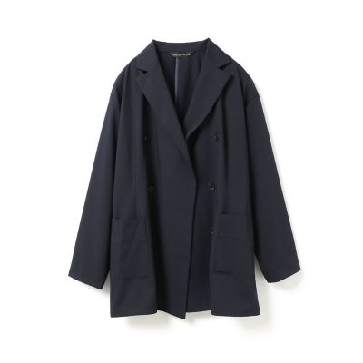 mizuiro ind ダブルブレストシャツジャケット | mizuiro ind 