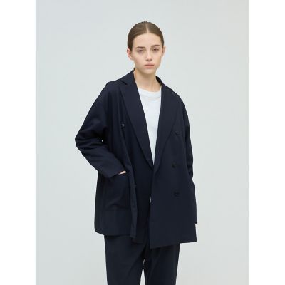 mizuiro ind ダブルブレストシャツジャケット | mizuiro ind