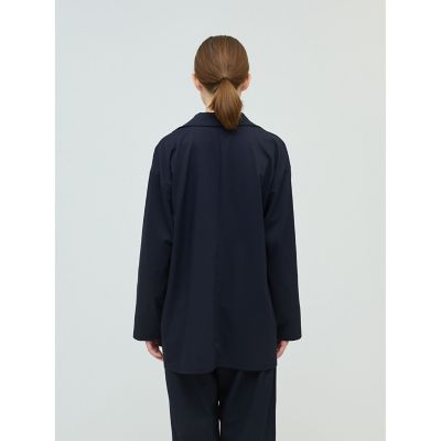mizuiro ind ダブルブレストシャツジャケット | mizuiro ind