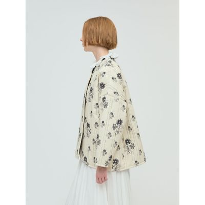 mizuiro ind プリントキルティングジャケット | mizuiro ind