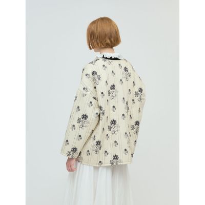 mizuiro ind プリントキルティングジャケット | mizuiro ind