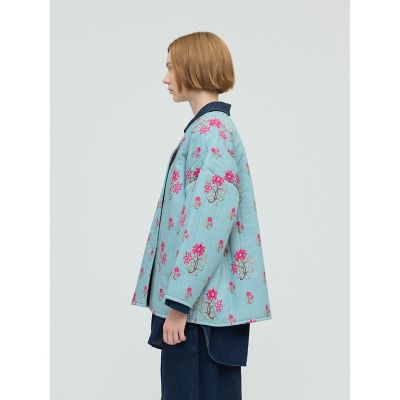 送料無料】mizuiro ind プリントキルティング