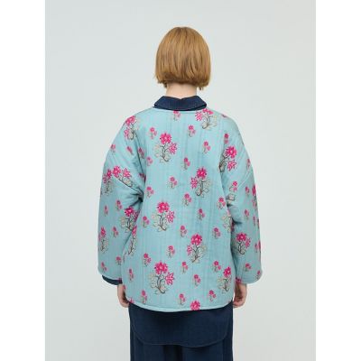 mizuiro ind プリントキルティングジャケット | mizuiro ind