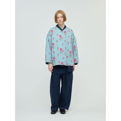 mizuiro ind プリントキルティングジャケット | mizuiro ind