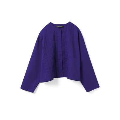 美品 mizuiroind デニムピンタックショートシャツ　2023年 美品 mizuiroind デニムピンタックショートシャツ 2023年 - メルカリ