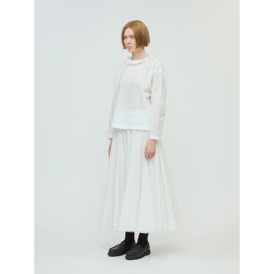 mizuiro ind フリルカラープルオーバーシャツ | mizuiro ind