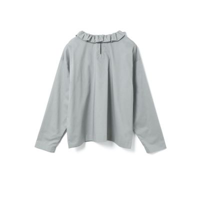mizuiro ind フリルカラープルオーバーシャツ | mizuiro ind