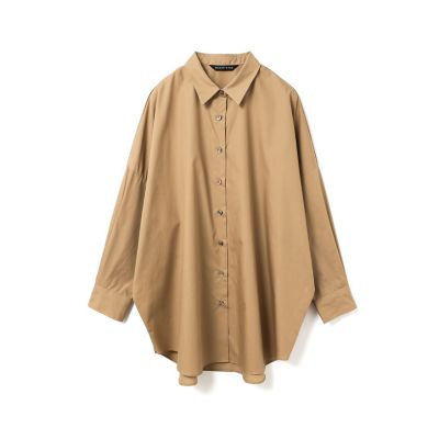 mizuiro ind (Women)/ミズイロインド mizuiro ind ワイドチュニックシャツ ベージュ(20) トップス【三越伊勢丹/公式】