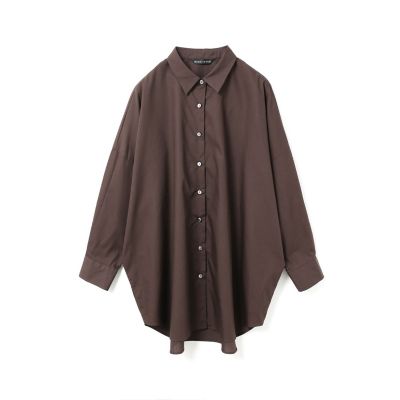 mizuiro ind ニット ワイド クルーネック チュニック mizuiro ind（ミズイロインド） クルーネック チュニック