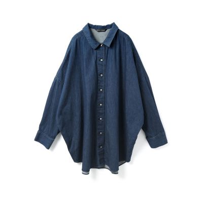 mizuiro ind デニムワイドシャツ | mizuiro ind (Women
