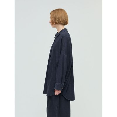 mizuiro ind デニムワイドシャツ | mizuiro ind (Women