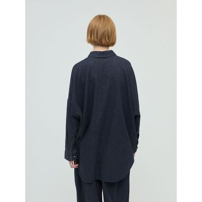 mizuiro ind デニムワイドシャツ | mizuiro ind