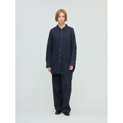 mizuiro ind デニムワイドシャツ | mizuiro ind (Women 