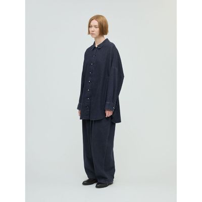 mizuiro ind デニムワイドシャツ | mizuiro ind (Women