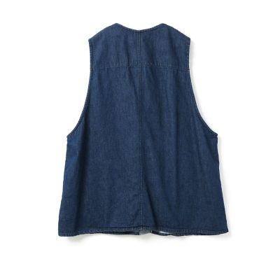 mizuiro ind デニムベスト | mizuiro ind (Women)/ミズイロ