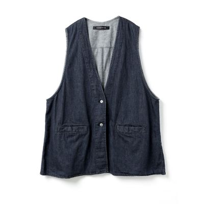 【ジミー】　デニムベスト mizuiro ind デニムベスト | mizuiro ind (Women