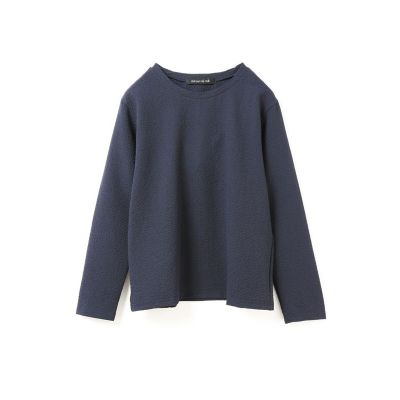 mizuiro ind (Women)/ミズイロインド mizuiro ind ジャカードクルーネックプルオーバー ネイビー(77) トップス【三越伊勢丹/公式】