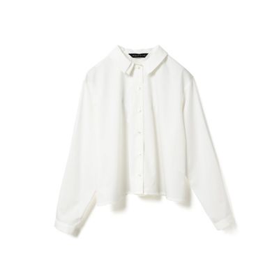 mizuiro ind プリーツカラーシャツ　アイボリー ミズイロインド プリーツカラーシャツ トップス 2025新作 - メルカリ