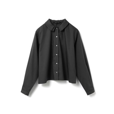 mizuiro ind (Women)/ミズイロインド mizuiro ind ダブルカラーシャツ ブラック(99) トップス【三越伊勢丹/公式】