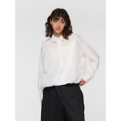 mizuiro ind バルーンノーカラーシャツ | mizuiro ind