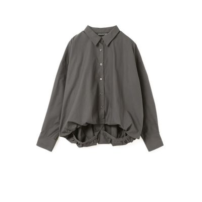【未使用】mizuiroind バルーンシャツ　グレー mizuiro ind ロングスリーブバルーンシャツ | mizuiro ind