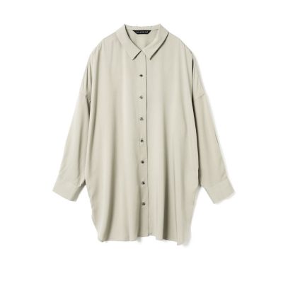 mizuiro ind T／Rワイドチュニックシャツ | mizuiro ind