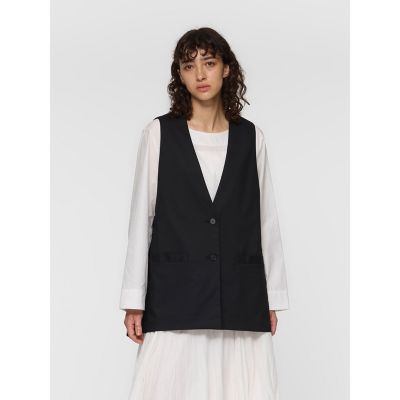 mizuiro ind ディープVネックワイドベスト | mizuiro ind