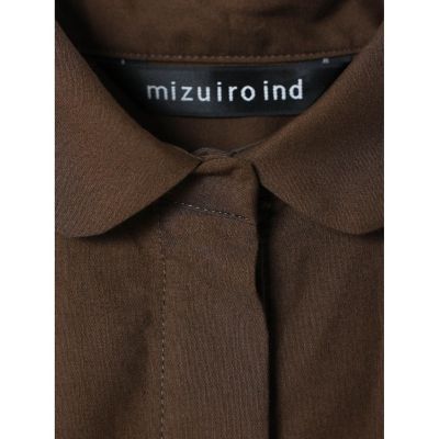 ｍｉｚｕｉｒｏ ｉｎｄ ラウンドカラーフロントフライギャザー