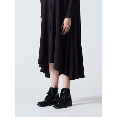 ｍｉｚｕｉｒｏ　ｉｎｄ　Ｔ／Ｒスタンドカラーフレアワンピース