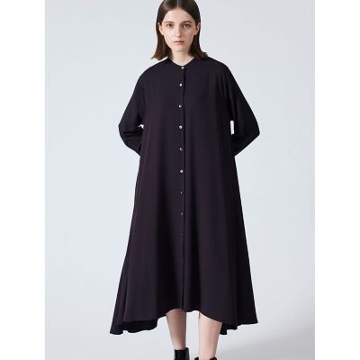 ｍｉｚｕｉｒｏ　ｉｎｄ　Ｔ／Ｒスタンドカラーフレアワンピース